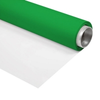 Folux Vinyl groen/wit 2x3m rol achtergrond