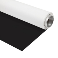 Folux Vinyl zwart/wit 2x3m rol achtergrond